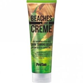 Beaches & Creme Dark Tanning Gelee with Hemp Seed & Carrot Oil 250ml